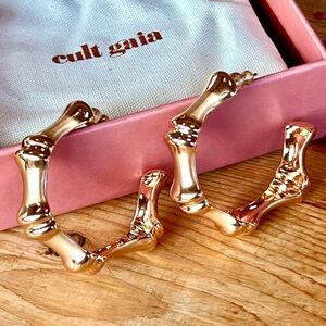 NWT Cult Gaia Bambu Earrings